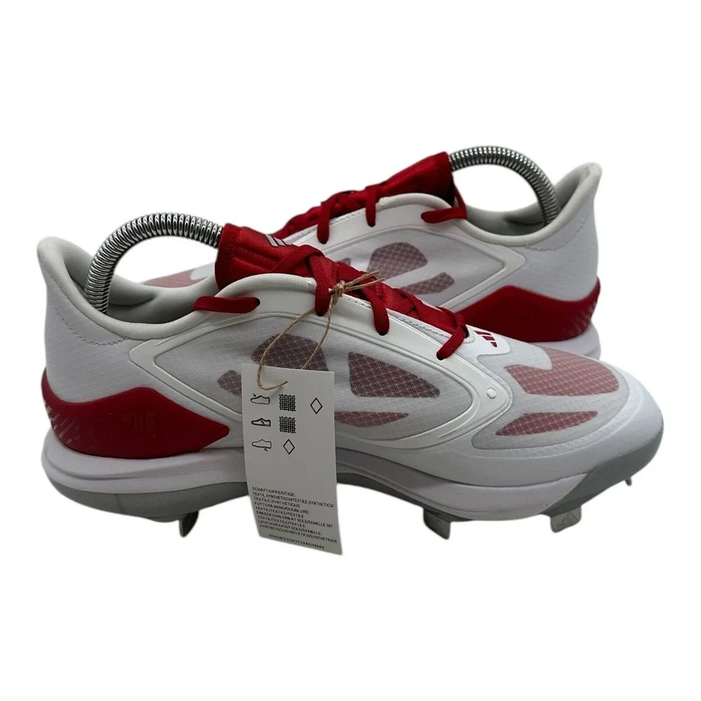 Adidas Adizero Purehustle 3 Elite Softball Cleats Womens Size 8 White Red IG7130